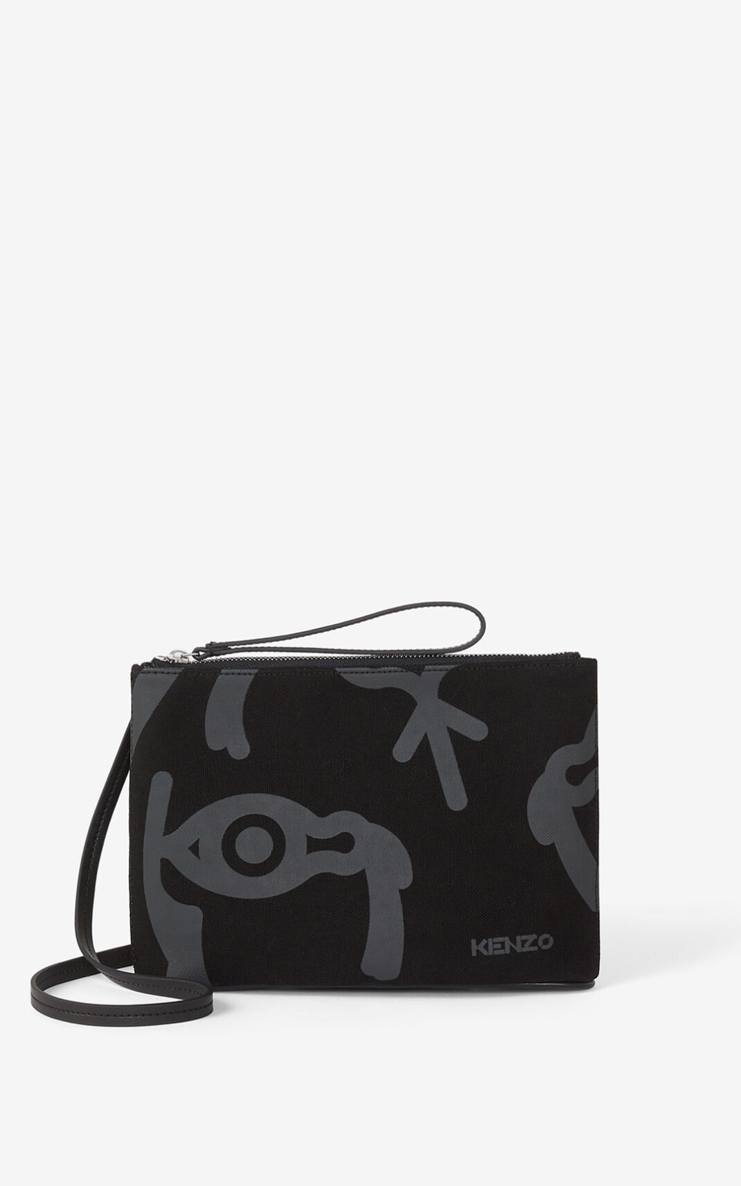 Bolso De Mano Kenzo Arc Lona and shoulder strap Mujer Negras GWI430981